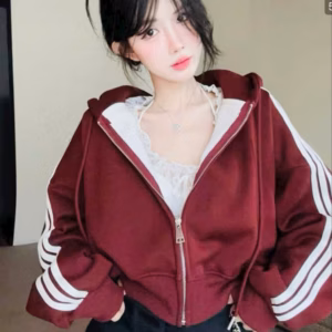 Áo Khoác Lửng Form Boxy Nữ Tay Cánh Dơi Phối 2 Sọc Tay Đủ Size Hàng Đẹp Ut399 - Golden Dream