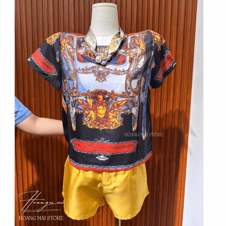Set Bộ Chiffon Họa Tiết Sang Trọng - Hoàng Mai Fashion - Ảnh 3