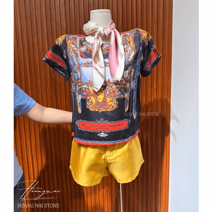 Set Bộ Chiffon Họa Tiết Sang Trọng - Hoàng Mai Fashion - Ảnh 2
