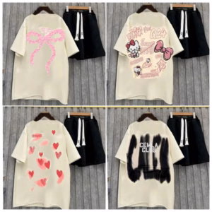 Tổng Hợp Các Sét Bộ Quần Đùi Trơn + Mix Áo Phông Form Rộng Tay Lỡ Unisex