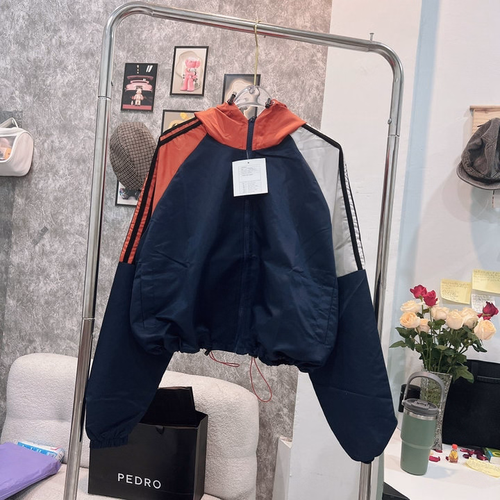 Áo Khoác Dù Nữ Mero 2 Lớp Thiết Kế Khóa Kéo Cổ Trụ - Htm Fashion - Ảnh 7