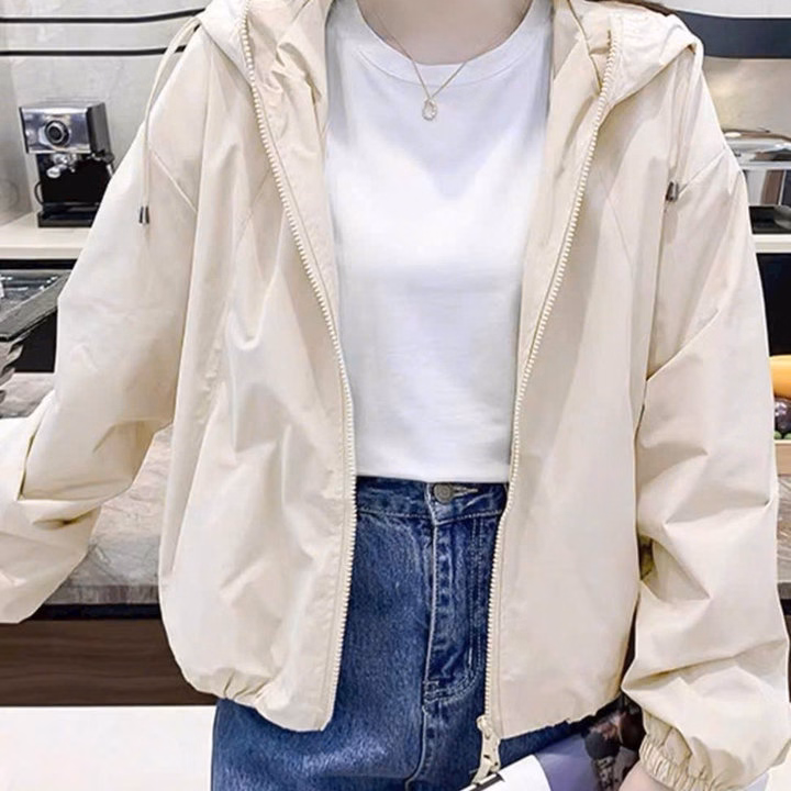 Áo Khoác Dù 2 Lớp Nữ Trơn From Vừa Đủ Size Đơn Giản Mà Siêu Xinh Ut90 - Phương Store - Ảnh 5