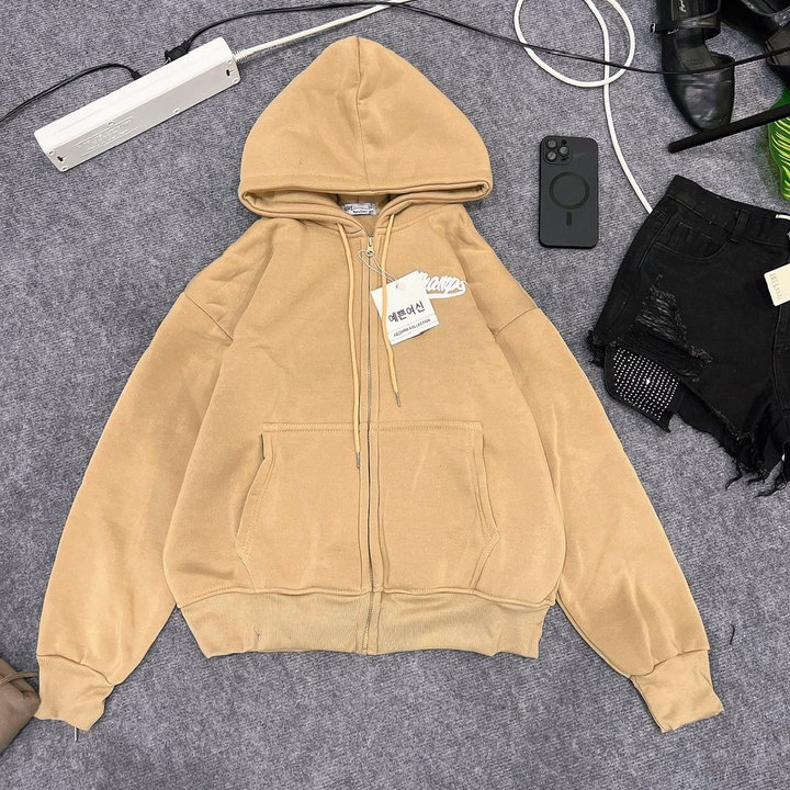 Áo Khoác Hoodie Nam Nữ Form Rộng In Nổi Champs Có Nón - Htm Fashion - Ảnh 6