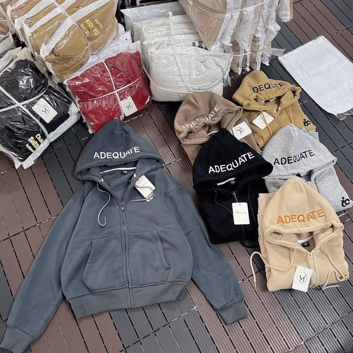 Áo Khoác Nam Nữ Thêu Adequate Ở Nón - Htm Fashion - Ảnh 4