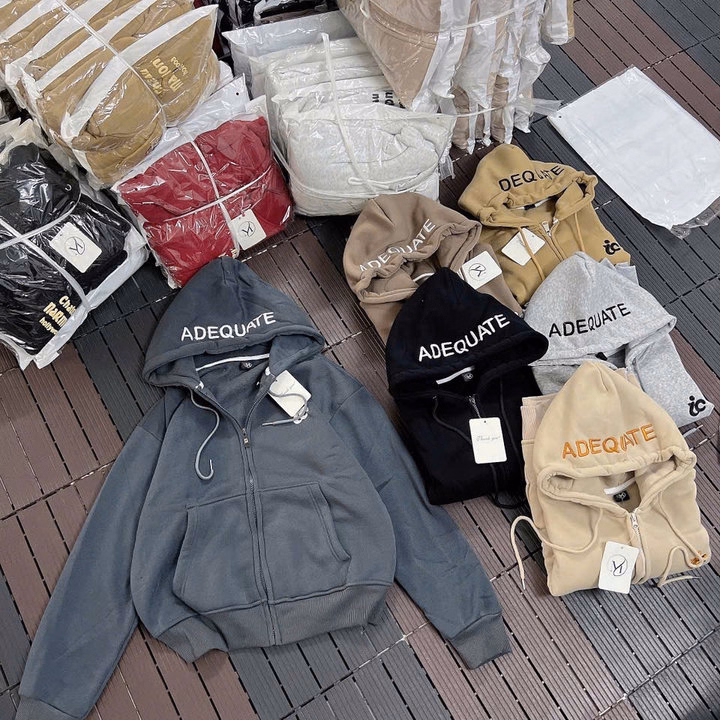 Áo Khoác Nam Nữ Thêu Adequate Ở Nón - Htm Fashion - Ảnh 7