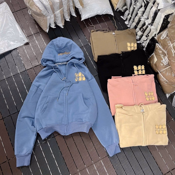 Áo Khoác Hoodie Nỉ Họa Tiết Magoobear Dễ Thương - Htm Fashion - Ảnh 2