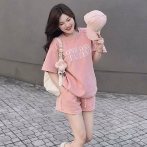 Set Bộ Đùi Borip In Chữ Quần Có Túi Bt80Ip - Sam Store