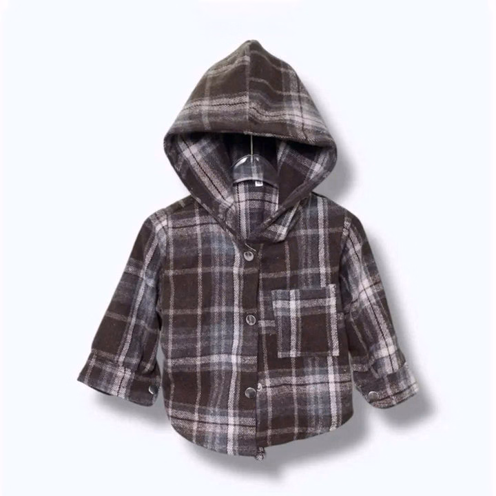 Áo Chống Nắng Cho Bé Trai,Bé Gái- Áo Sơ Mi Dạ Kẻ Chống Nắng Chống Tia Uv- Chipxinhxk - Ảnh 5