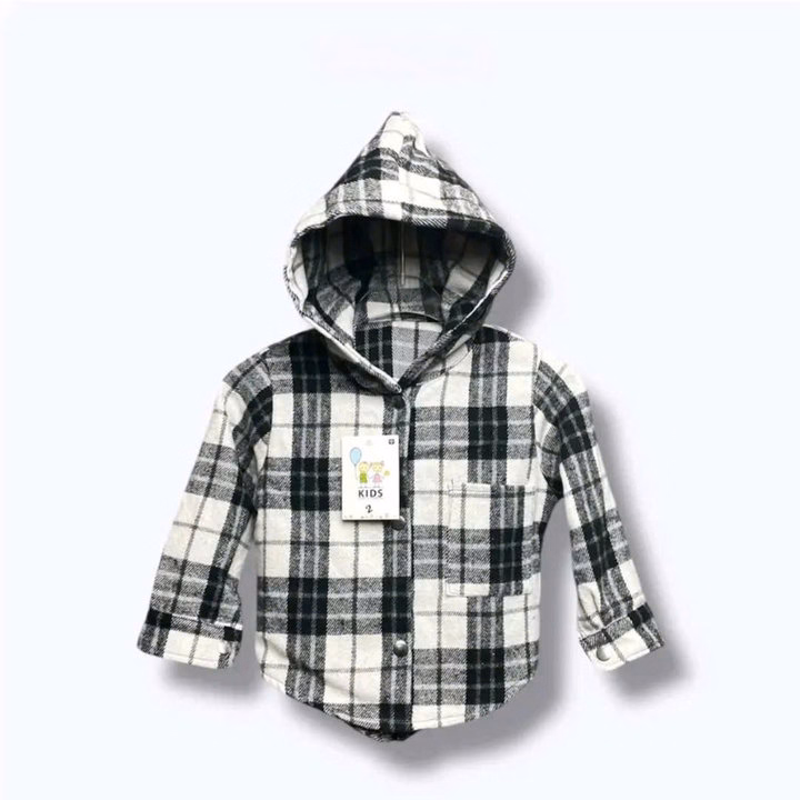 Áo Chống Nắng Cho Bé Trai,Bé Gái- Áo Sơ Mi Dạ Kẻ Chống Nắng Chống Tia Uv- Chipxinhxk - Ảnh 4