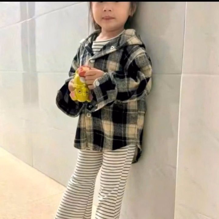 Áo Chống Nắng Cho Bé Trai,Bé Gái- Áo Sơ Mi Dạ Kẻ Chống Nắng Chống Tia Uv- Chipxinhxk - Ảnh 3