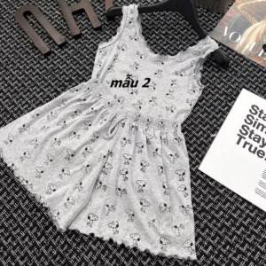 Sét Đồ Ngủ In Hình, Bộ Mặc Nhà Viền Bèo Ba Lỗ Xinh, Chất Thun Cotton Mềm Mát- Chipxinhxk