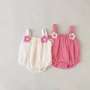 Body 2 Dây Cánh Bướm Đính Hoa Cho Bé Gái Sơ Sinh 1 2 Tuổi