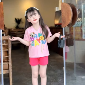 Đồ Bộ Áo Thun Quần Short Năng Động Trẻ Trung Cho Bé Mùa Hè