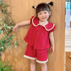 Set Quần Áo Bé Gái Mềm Mại Thoáng Mát Dành Cho Bé Gái