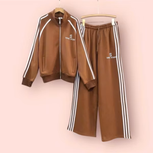 Set Bộ Đồ Thu Đông Nữ Phối Tay 3 Sọc Họa Tiết Song Studio - Htm Fashion