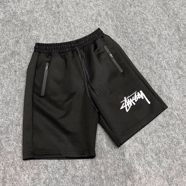 Quần Lửng Nam Vải Poly 2 Da Dày Dặn In Nổi Chữ Azz Túi Có Khoá Kéo Tp77 - Golden Dream - Ảnh 5