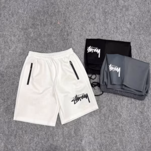 Quần Lửng Nam Vải Poly 2 Da Dày Dặn In Nổi Chữ Azz Túi Có Khoá Kéo Tp77 - Golden Dream