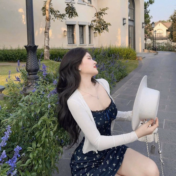 Set Đầm Tăm Tiu Nơ Phối Ren Kèm Khoác Tăm Nút Tb83Er-Nana House - Ảnh 3