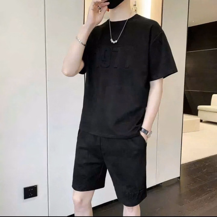 Bộ Thể Thao Nam Chất Liệu Vải Da Lộn Dập Nổi Thấm Hút Mồ Hôi - Men’S Style - Ảnh 4