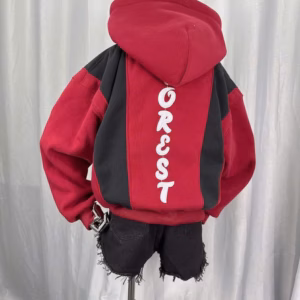 Áo Khoác Nỉ Boxy Thêu Chữ Alo Ở Túi - Htm Fashion