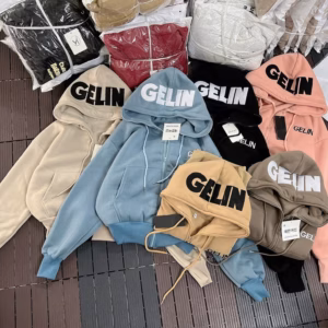 Áo Khoác Nỉ Nữ Croptop Thêu Chữ Gelin - Htm Fashion