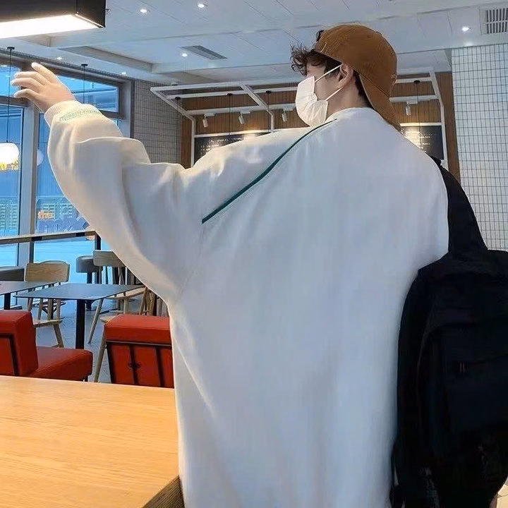 Áo Khoác Dù Form Rộng Thiết Kế Nút Bấm In F3Nb - Htm Fashion - Ảnh 7