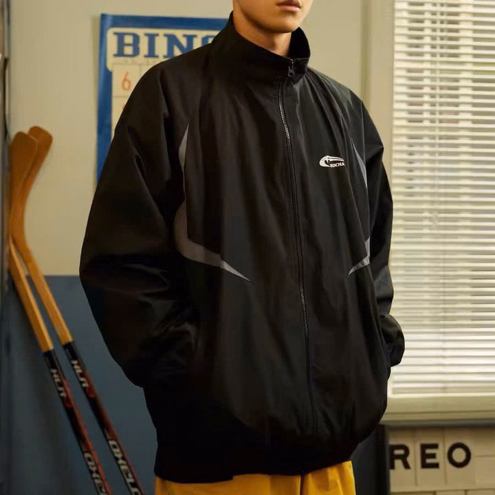 Áo Khoác Dù Nam Nữ 2 Lớp Cổ Bẻ In Chữ Reocha - Htm Fashion - Ảnh 7