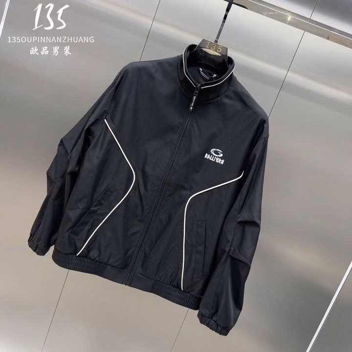 Áo Khoác Dù Nam Chạy Sọc Mí Viền In Chữ Balimirn - Htm Fashion - Ảnh 2