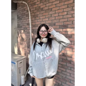 Áo Khoác Hoodie Zip Nam Nữ Thoxri Form Rộng Draw Nỉ Bông Mũ To 2 Lớp Hottrend Thời Trang Nam Nữ - Tp839