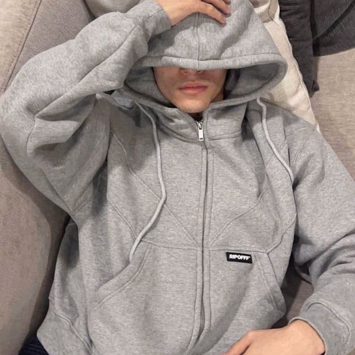 Áo Khoác Nỉ Form Boxy Chạy Viền Chữ V Tay Phồng Bo Dệt Có 2 Túi Trong Unisex Tp112 - Golden Dream - Ảnh 6