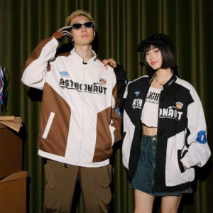 Áo Khoác Dù 2 Lớp Unisex Nam Nữ Phối Màu In Chữ Astronaa Chạy Viền Mí Tp544 - Golden Dream