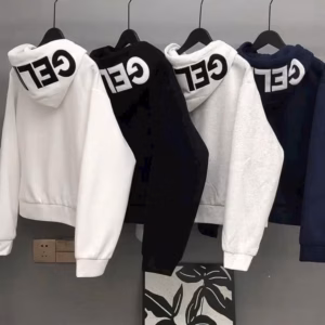 Áo Khoác Nỉ Form Boxy Thêu Chữ Gelaia Vải Dày Dặn Mũ Rộng Đẹp Nam Nữ Đều Mặc Được Tp50