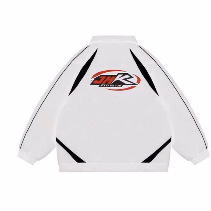 Áo Khoác Dù 2 Lớp Unisex Nam Nữ In Nổi Chữ Jmmkk Cổ Đứng Thoáng Mát Tp40 - Ảnh 5