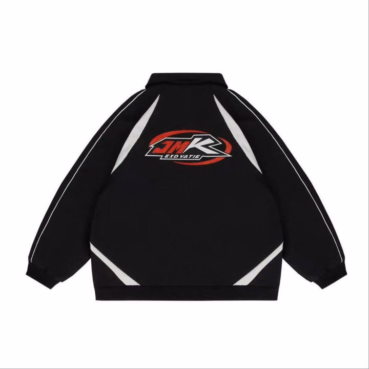 Áo Khoác Dù 2 Lớp Unisex Nam Nữ In Nổi Chữ Jmmkk Cổ Đứng Thoáng Mát Tp40