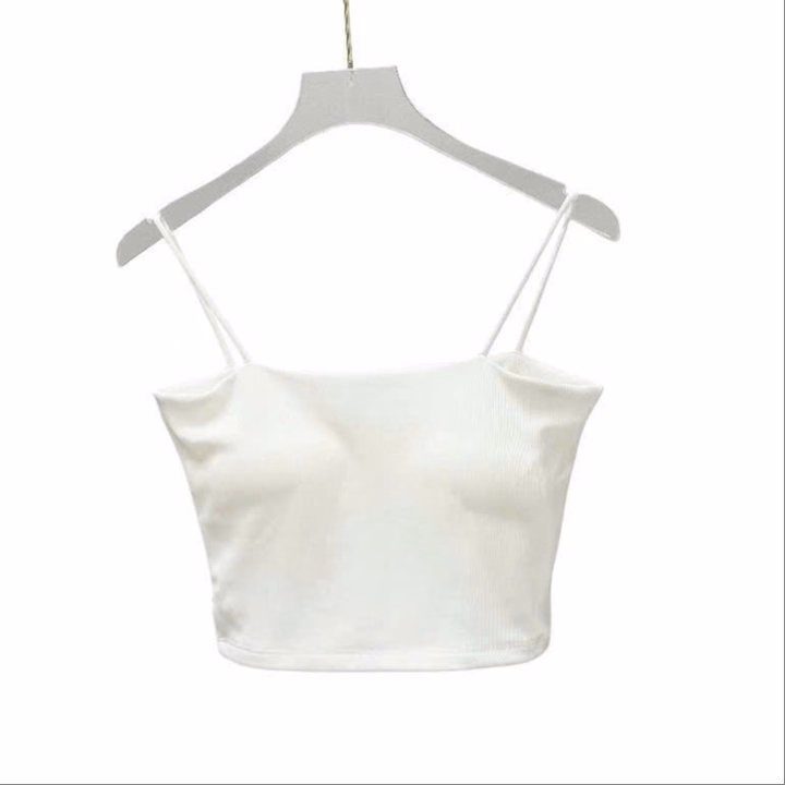 Sét Bộ Đồ Quần Leggging Dài 95Cm + Mix Áo 2 Dây Bún Chất Tăm Lạnh - Ảnh 4