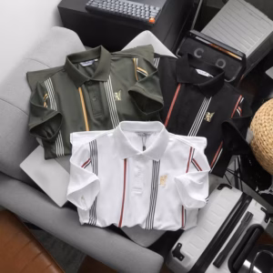 Áo Thun Cổ Bẻ Pack In Sọc P290 - Lady'S Passion