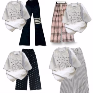 Tổng Hợp Các Set Bộ Quần Ống Rộng + Mix Áo Phông Form Rộng Tay Lỡ