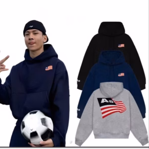 Áo Khoác Nỉ Ngoại Mềm Mịn In Nổi Lá Cờ Form Rộng Unisex Nam Nữ Tp66 - Golden Dream