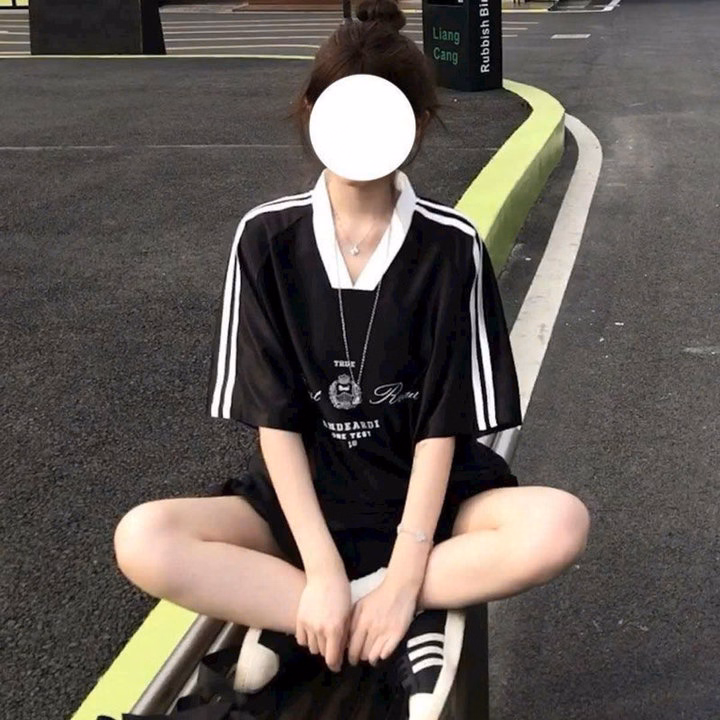 Áo Thun Cổ Tim Unisex Nam Nữ In Chữ Roadd Vải Mè Mềm Mịn Tp12 - Golden Dream - Ảnh 5