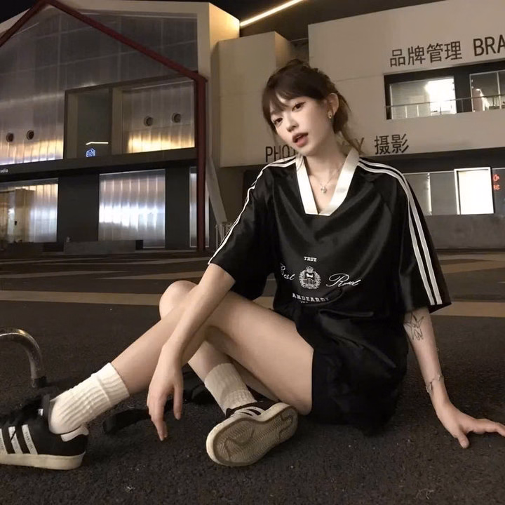 Áo Thun Unisex Cổ Tim Vải Mè Mềm Mịn In Chữ Roadd Tp65 - Ảnh 6