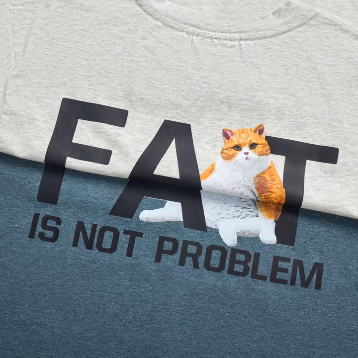 Áo Thun Cổ Tròn Bigsize Unu Fat Is Not Problem Chất Cotton Muối P294 - Lady'S Passion - Ảnh 8