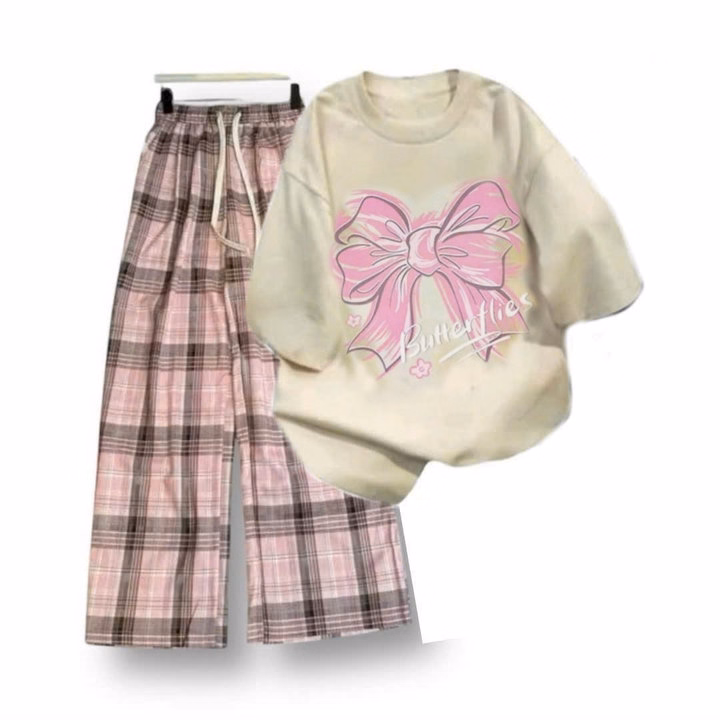 Tổng Hợp Quần Ống Rộng + Mix Áo Phông Buhertlies Be - Ảnh 6