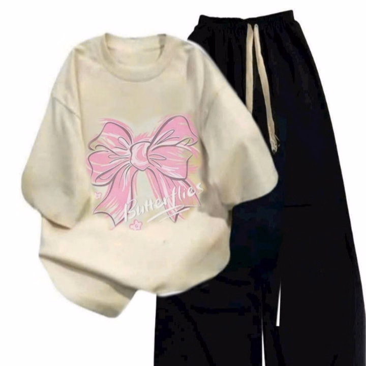 Tổng Hợp Quần Ống Rộng + Mix Áo Phông Buhertlies Be - Ảnh 8