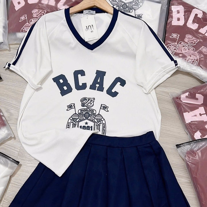 Set Chân Váy Xếp Ly Có Quần Trong Phối Áo Thun Tăm Lạnh Tb95Lf-Nana House - Ảnh 9