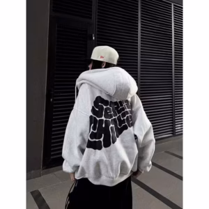 Áo Khoác Nỉ Form Boxy Unisex Nam Nữ In Nổi Chữ Nekkkk Tp600 - Golden Dream