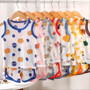 Đồ Bộ Sát Nách 3 Lỗ Hoạ Tiết Cho Bé Trai 1-7 Tuổi Đồ Ngủ Mặc Nhà Từ 7-23Kg Dành Cho Bé Trai