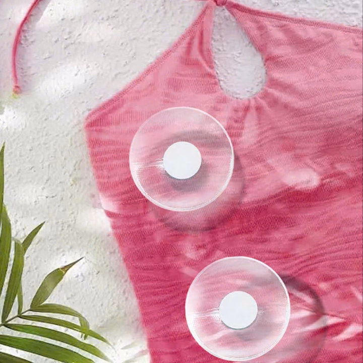 Miếng Dán Ngực Trong Suốt Hình Tròn Cực Chắc Và Xinh Dành Cho Nữ - Ảnh 2