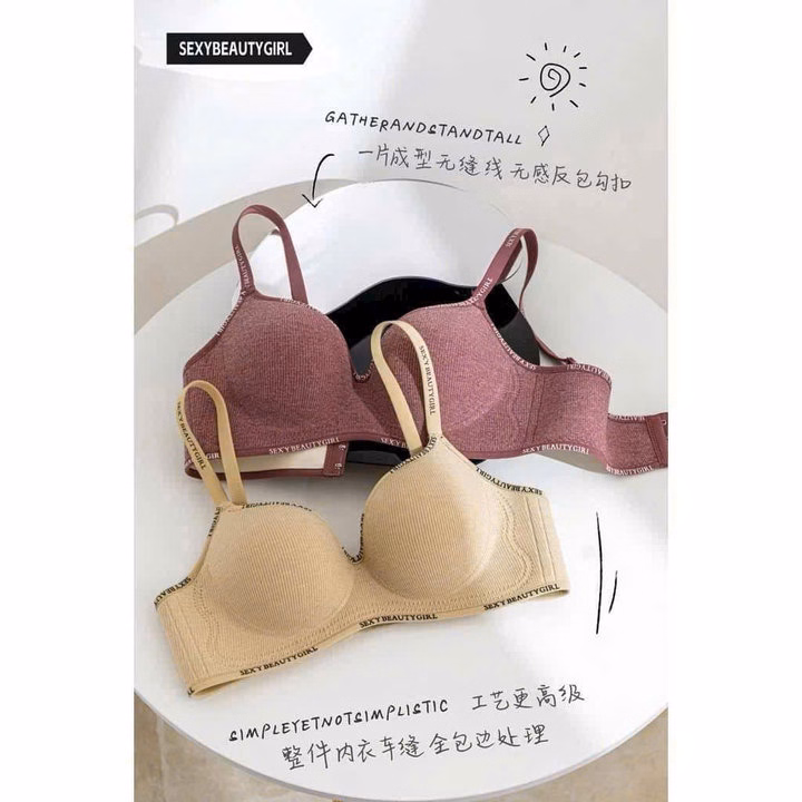 Áo Lót Cotton Trẻ Trung Nâng Ngực Đệm Dày Size M L Xl Dành Cho Nữ - Ảnh 4