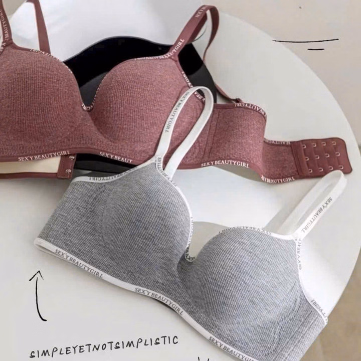 Áo Lót Cotton Trẻ Trung Nâng Ngực Đệm Dày Size M L Xl Dành Cho Nữ - Ảnh 2