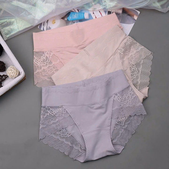 Quần Lót Nữ Bản Cạp Cao Chất Liệu Cotton Cao Cấp - Ảnh 7